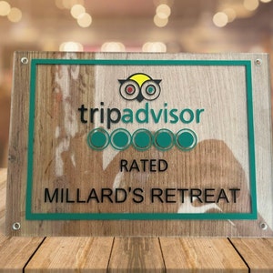 Plaque personnalisée Trip Advisor
