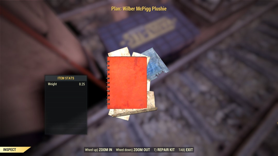 Fo76 PC wilber Mcpigg Plushie meat Week Plan fast Delivery Etsy