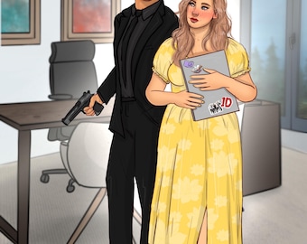 Art Print of Beth and Henry - Assistant to the Assassin
