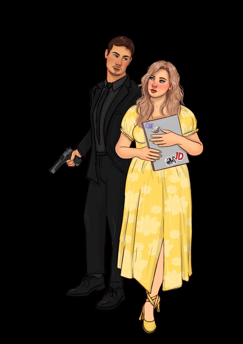 Sticker of Beth and Henry - Assistant to the Assassin Bild 1