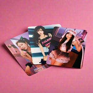 Cartes photo AESPA Hot Mess, 55 pièces, Karina, Winter, NingNing, Giselle, Aespa Kpop, cartes photo K-pop, cadeaux Kpop, Aespa Merch