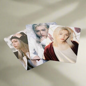 55 pcs Cartes photo Felix HOP Stray Kids, Cartes photo SKZ, Cartes photo Kpop, Stray Kids Felix Merch, Cadeau K-Pop