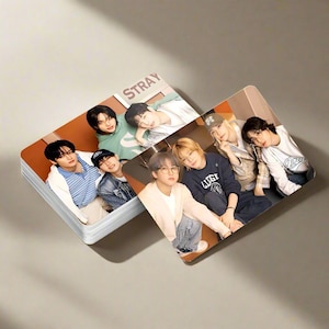 Stray Kids 2025 Season's Greetings Fotokarten 55 Stück, SKZ, Kpop Merch, Bang Chan, Lee Weiss, Changbin, Hyunjin, Han, Felix, Seungmin, I.N.