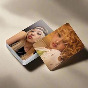 Rose APT Photocards 55 pcs, Rosie BlackPink, Apateu Photocards, K-pop Merch, Korean Drinking Game APT, Rosie Album