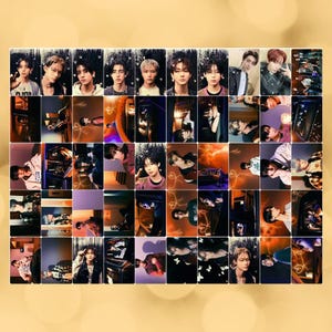 Enhypen Photocards 55 stuks, Enhypen Orange Blood, Enhypen Members Jungwon, Heeseung, Jay, Jake, Sunghoon, Sunoo, Ni-ki, K-pop Merch