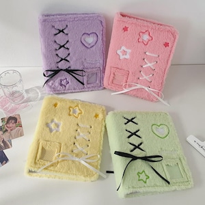 Niedlicher A5 Kpop Fotokartenhalter + 10 Seiten, Instax Album, Fotokartenhüllen, Kpop Kartenhalter, Geschenk für Kpop Fans