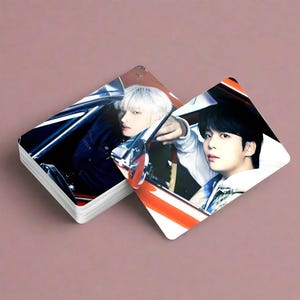 55 cartes pour album Ateez, produits dérivés Ateez, cartes photo K-pop, produits dérivés Kpop, cartes d'anniversaire ATeez