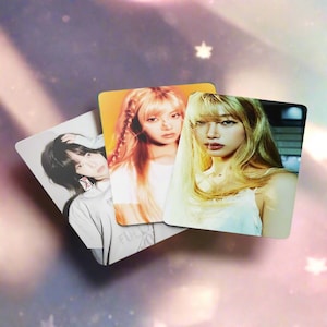 LE SSERAFIM Hot Photocards 55 pezzi, Le Sserafim Merch, Sakura, Kim Chaewon, Huh Yunjin, Kazuha, Hong Eunchae, regali KPOP