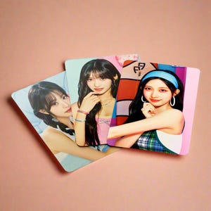 Cartes photo IVE 55 pièces, produits dérivés Kpop IVE CRUSH, Wonyoung, An Yujin, Rei, Gaeul, Liz, Leeseo, cartes photo K-pop, cadeaux Kpop