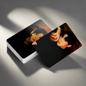 55 cartes pour album Ateez, produits dérivés Ateez, cartes photo K-pop, produits dérivés Kpop, voeux Ateez pour la saison 2024