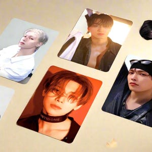 Ateez Album Fotokarten 55 Stück, Golden Hour pt 3, Ateez Merchandise, Seonghwa, Hongjoong, Yunho, Yeosang, San, Mingi, Wooyoung und Jongho