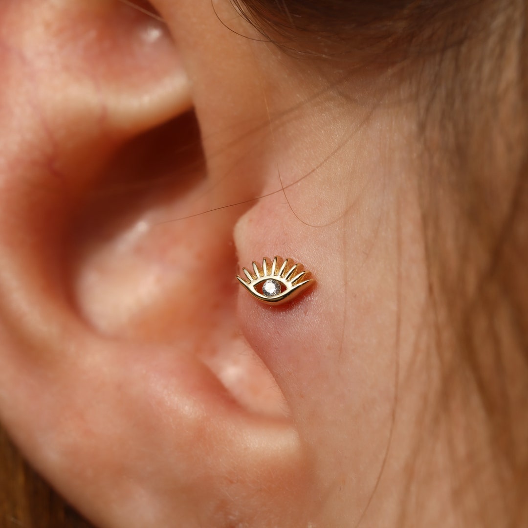 ピアス STONEHENgE SHe 14K Piercing Bell Piercing Earring 14K Gold White Diamonds – She-Ra