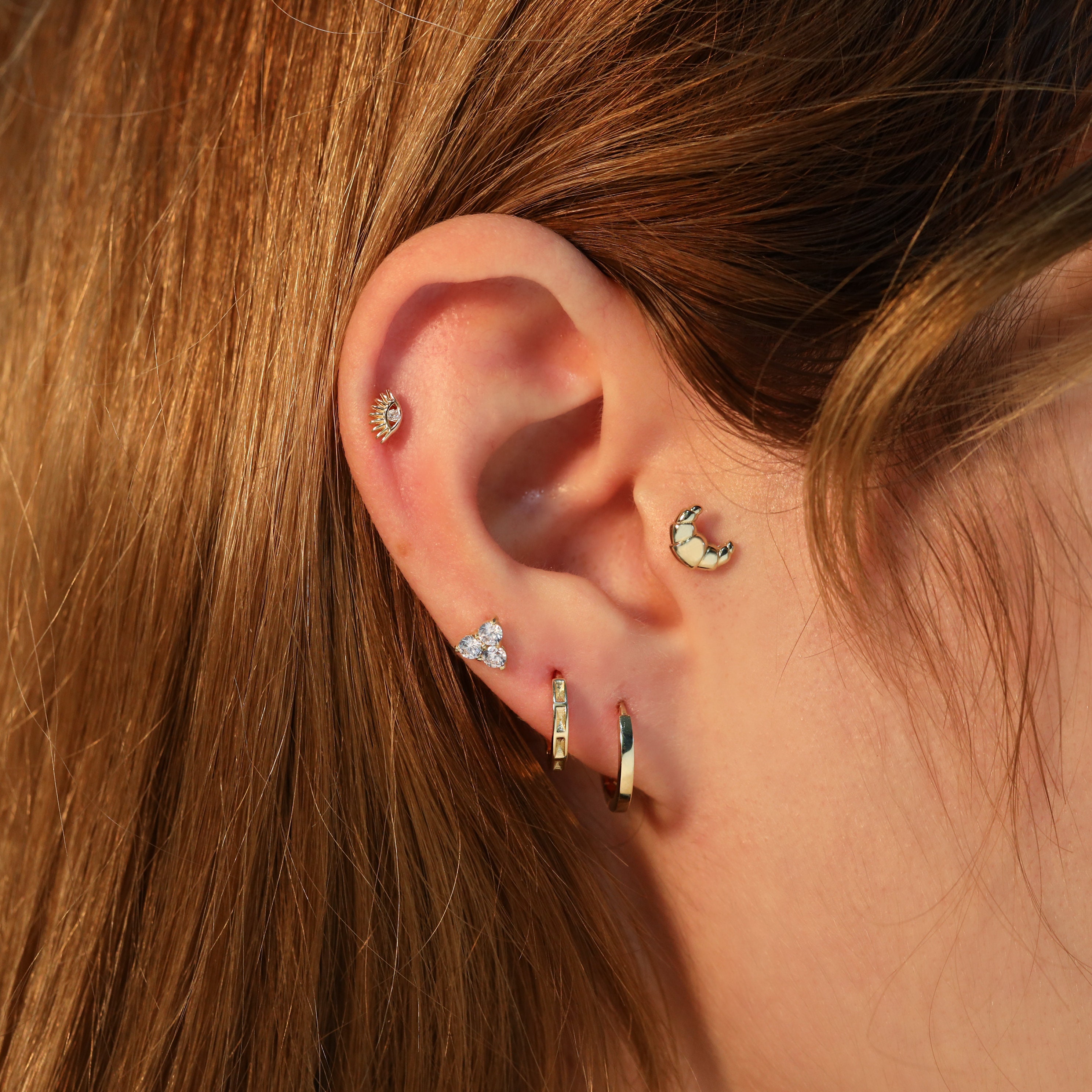 IO着用 RAYDBACK - 18k GOLD PIERCE -