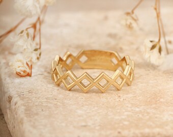 Mejuri Beaded Ring - 14k Yellow Gold [UEQZ8284] - $64.80 : Mejuri