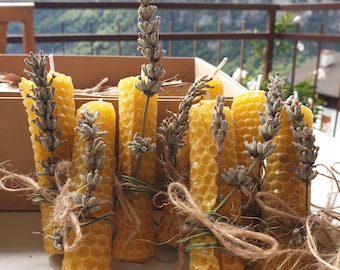 Velas de cera de abejas Ossola