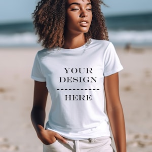 Girl Tshirt Mockup, Styled Shirt Mockup, Trendy Mockup, Womens Tee Mock, white T-Shirt Mockup, white Tshirt mockup, t-shirt mock