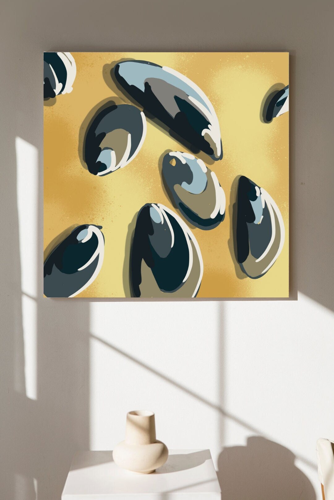 Abstract Shell Posters Sea Shell Poster. - Etsy