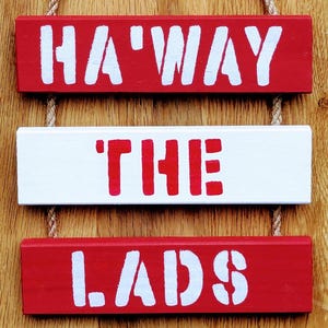 Sunderland AFC Inspired Wall Hanging - Ha&#39;way The Lads