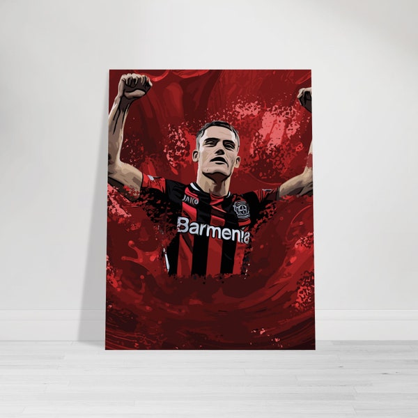 Florian Wirtz Premium Poster Matt – Sports Art, Office, Wall Art, Wall Decoration, Gifts for Football Fans
