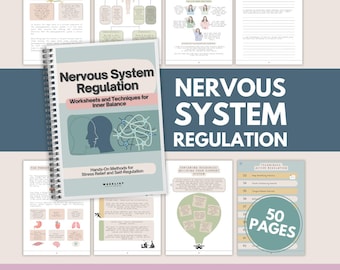 Nervous System Regulation Workbook: Somatic Therapy & Vagus Nerve Exercises (PDF)