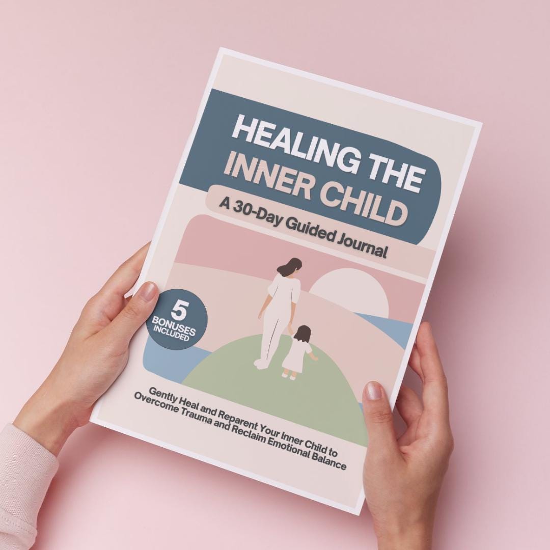 Inner Child Healing Journal: 30-day Therapy Workbook (PDF) - Etsy