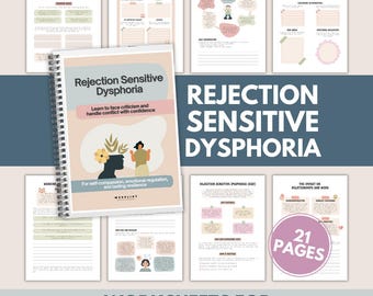 Rejection Sensitivity Dysphoria Worksheets: Emotional Regulation Toolkit (Digital Download)