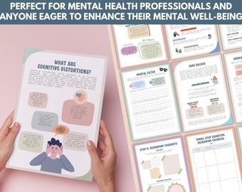 Cognitive Distortion Worksheets, Thinking Errors, Unhelpful