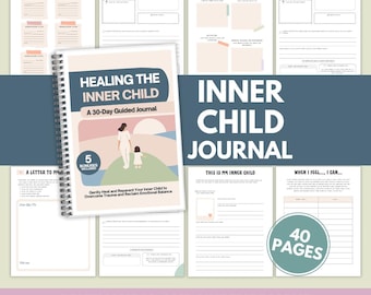Inner Child Healing Journal: 30-Day Therapy Workbook (PDF)