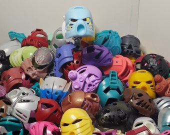 Kanohi 3x blind bag - Protodermis Reclamation Yard - Resin cast replicas (MASKS ONLY)