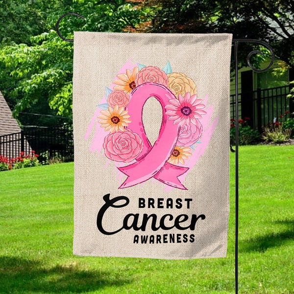Breast Cancer House Flag - Etsy