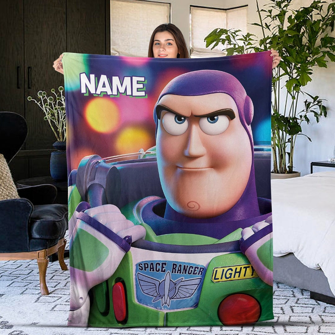 Buzz Lightyear Blanket Toy Story Blanket Andy and Woody Toy Etsy