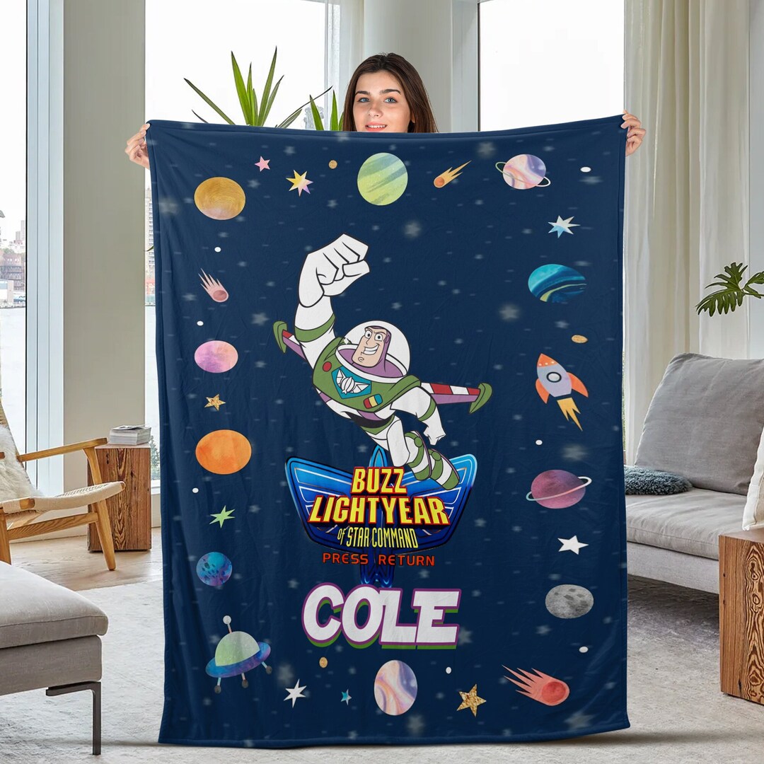 Personalized Toy Story Blanket Toy Story Characters Blanket Etsy