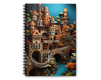 3D Cover Spiral Notebook, Motivational Journal, Writing Pad, A5 Journal, Notebooks, Inspirational Diary, Cute Notebook, School Notes