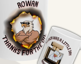 Tazza Rowan Whitethorn / Trono di vetro, divertente regalo per amanti dei libri