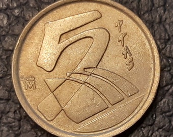 スペイン 7 ペセタ硬貨セット 1 5 10 25 50 100 200 ペセタ | スペイン