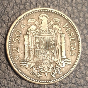 2.50 Pesetas 1953 * 54 Francisco Franco. Well preserved
