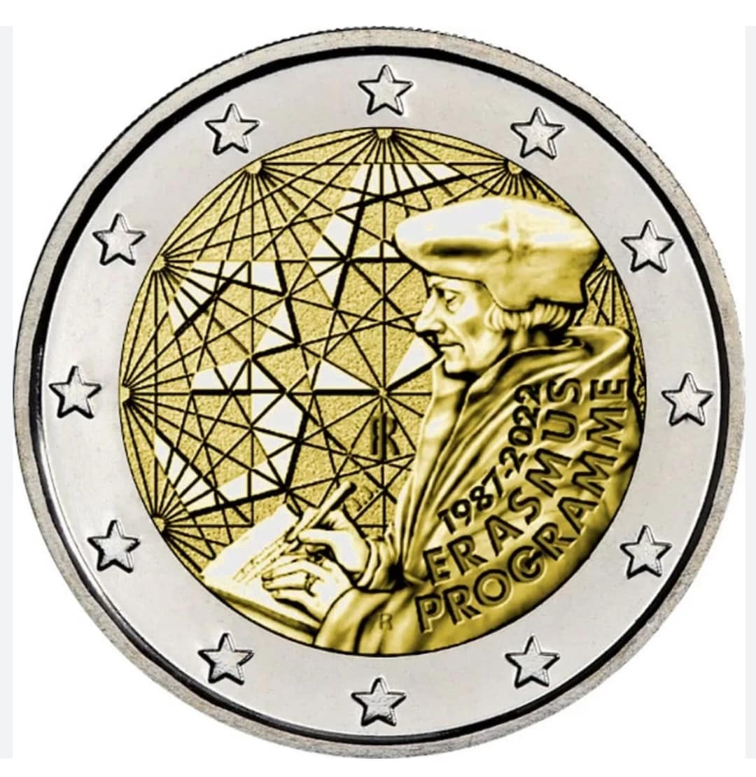 2 ユーロ 1987-2022 S/C エラスムス プログラム スペイン - Etsy 日本