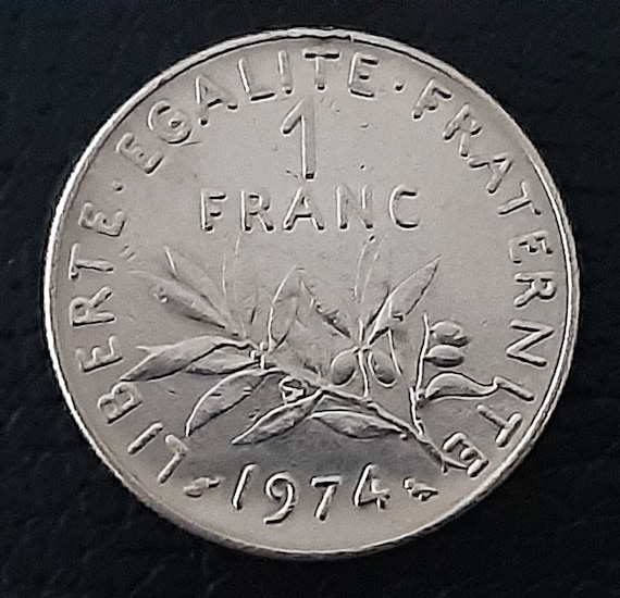 1 Franc of France 1974 Circulated - Etsy New Zealand