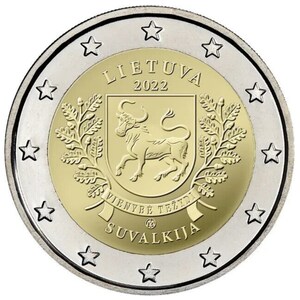 2 Euro Lithuania 2022 Suvalkija S/C Commemorative
