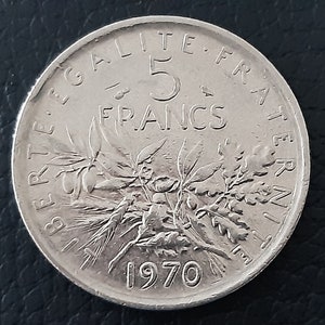 5 francs 1970 - Etsy 日本