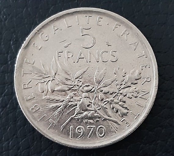 フランス Francs 銀貨　5FRANCS 2FRANCS 1FRANCS France 1837 A Silver Five 5 Francs Very Fine VF Condition