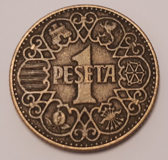 1ペセタ 1944年 状態良好 - Etsy 日本