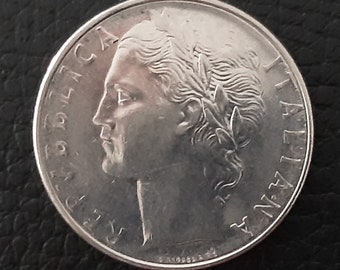 100リラ 1977 イタリア共和国 - Etsy 日本