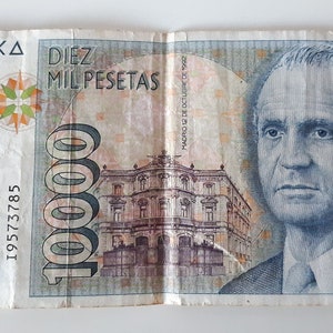10,000 Pesetas of 1992 Juan Carlos I King of Spain