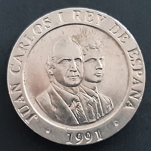200 Pesetas 1991 Juan Carlos I King of Spain