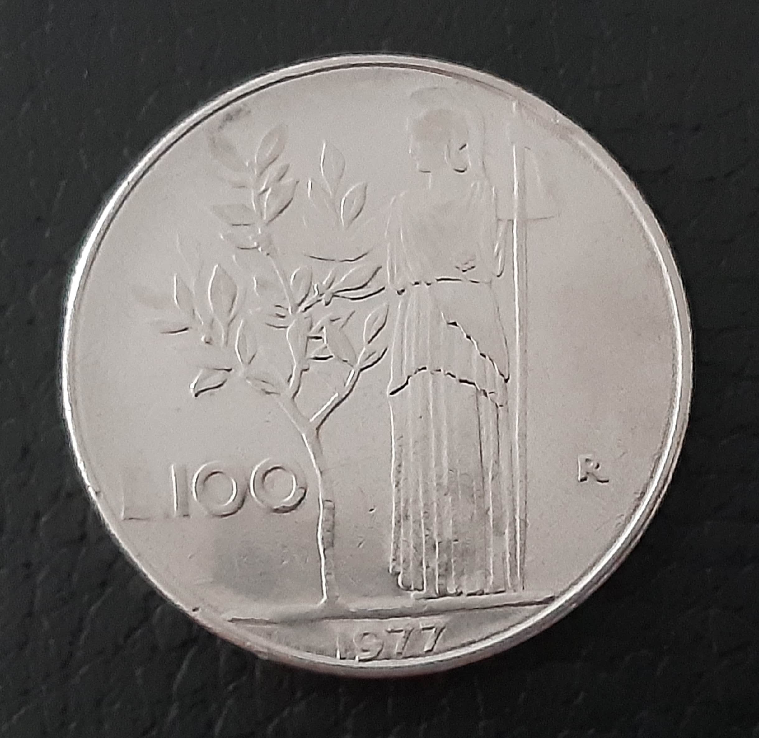 100リラ 1977 イタリア共和国 - Etsy 日本