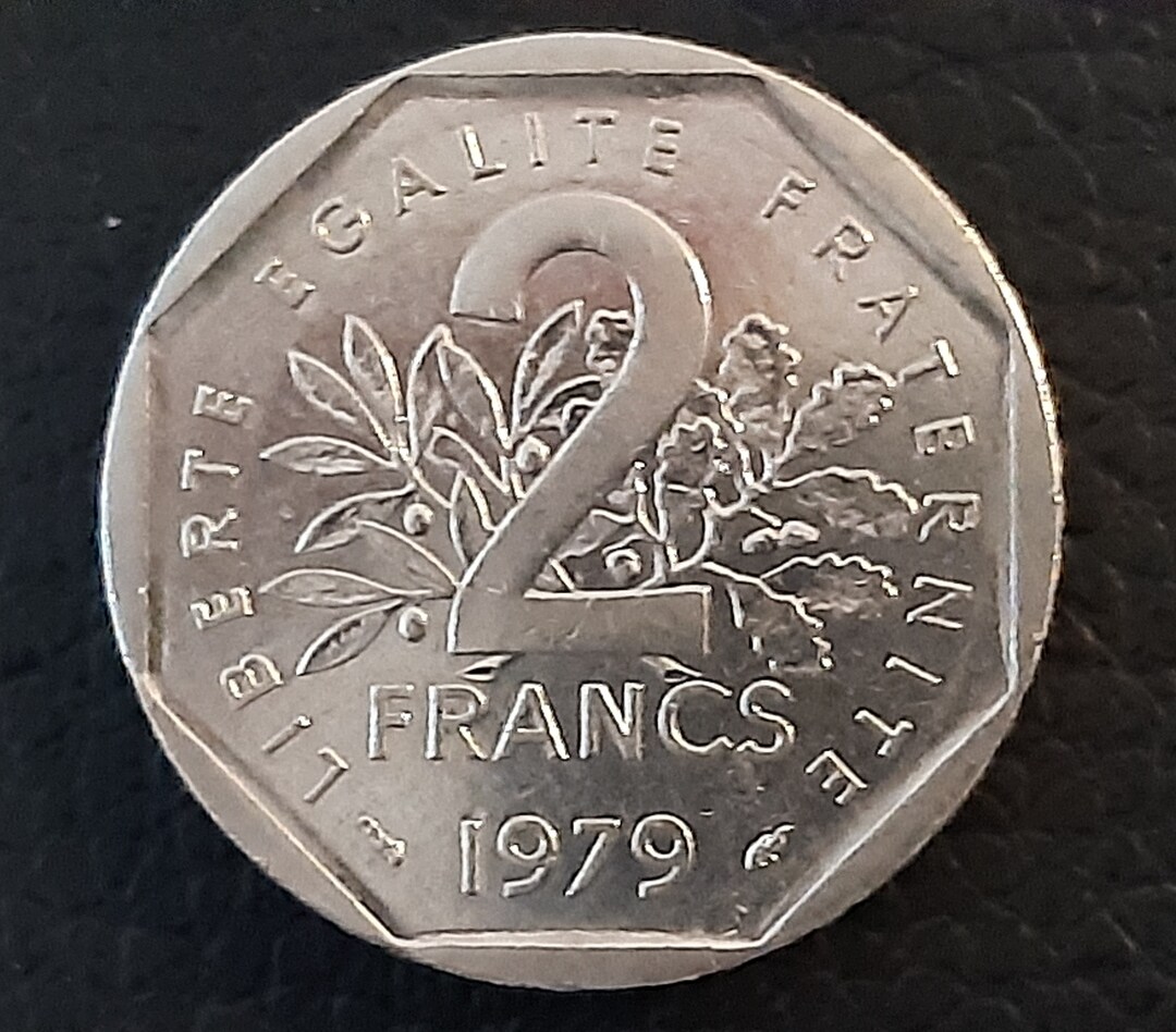 2 francs de France 1979 MBE Etsy France
