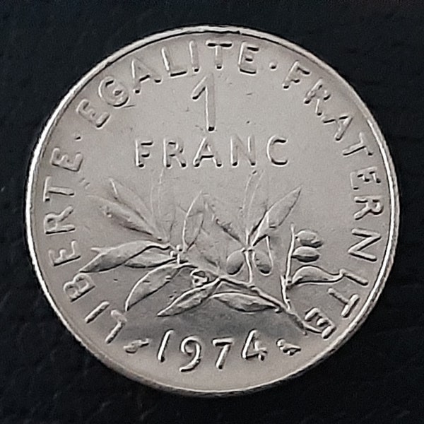 1 Franc de France 1974 circulé