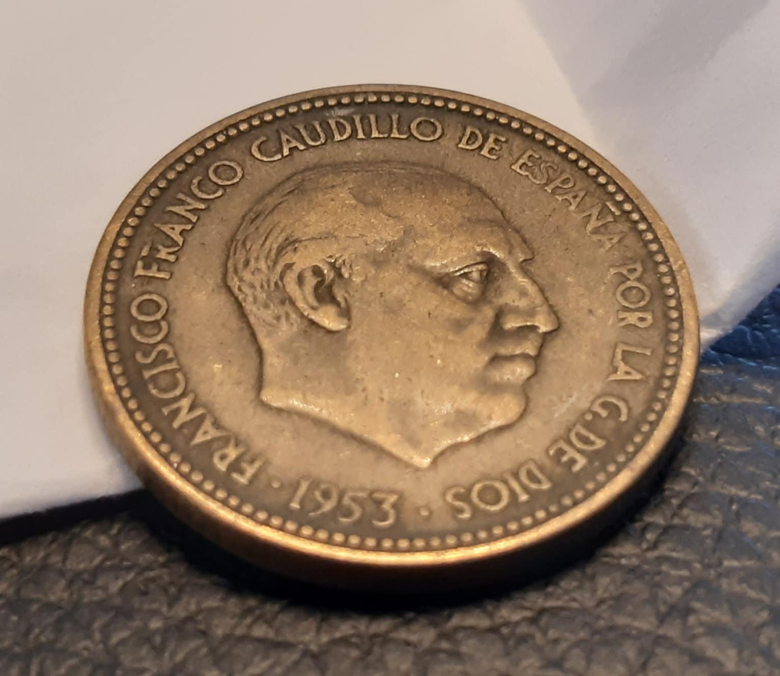 2.50 ペセタ 1953 * 54 フランシスコ フランコ 保存状態良好。 - Etsy 日本