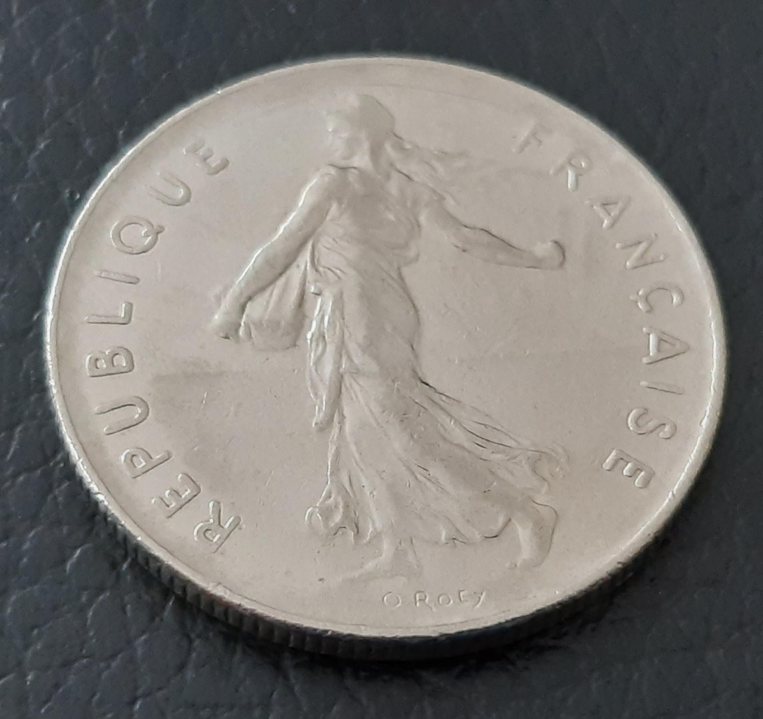 5 Francs of France 1974 - Etsy